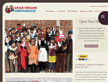 Tablet Screenshot of little-treasure-orphanage.com